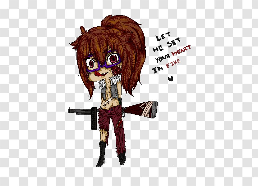 Cartoon Brown Hair Figurine Character - Let Me In Transparent PNG