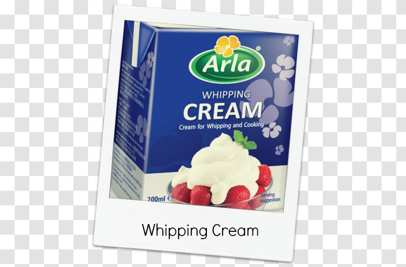 Crème Fraîche Cream Cheese Milk Arla Foods - Dairy Product - Whipping Transparent PNG