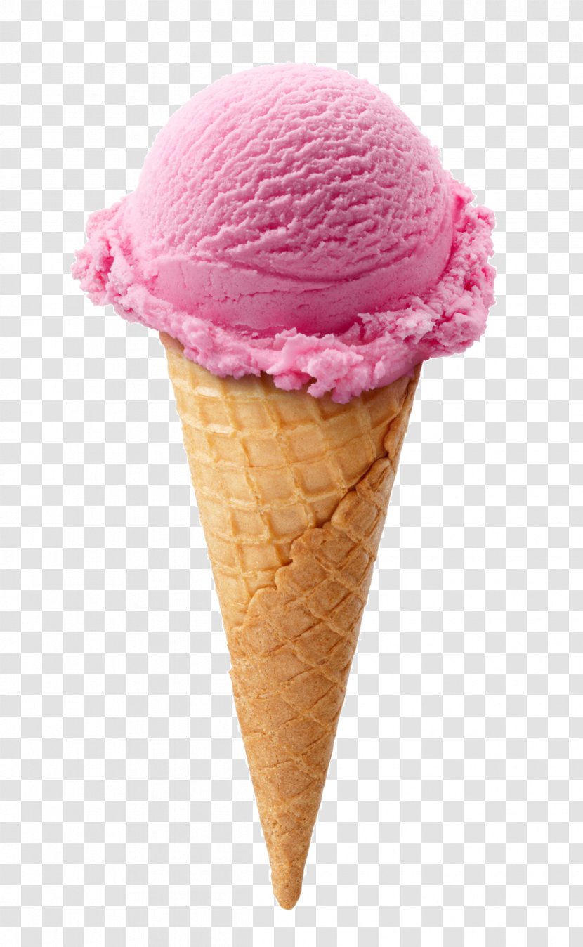 Ice Cream Cones Strawberry Sundae - Flavor Transparent PNG