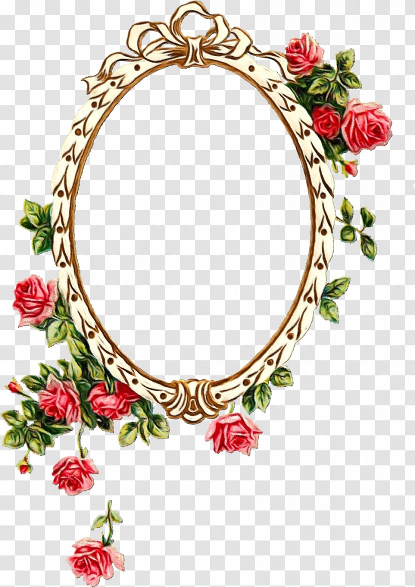 Floral Design Frame - Flower - Mirror Holly Transparent PNG