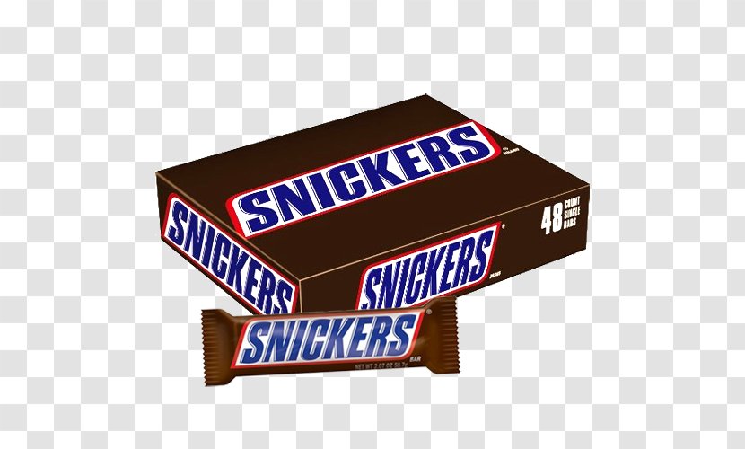 Chocolate Bar Snickers Candy Nougat - Snack Transparent PNG