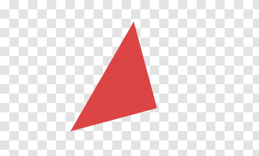 Triangle Font - Red Transparent PNG