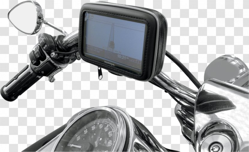 Bicycle Handlebars Motorcycle Harley-Davidson Car GPS Navigation Systems - Gps Mounts Transparent PNG