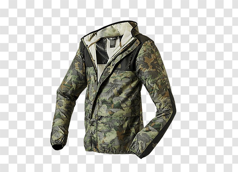 Military Camouflage Jacket The North Face Patró Mimètic - Wallet - Flak Transparent PNG
