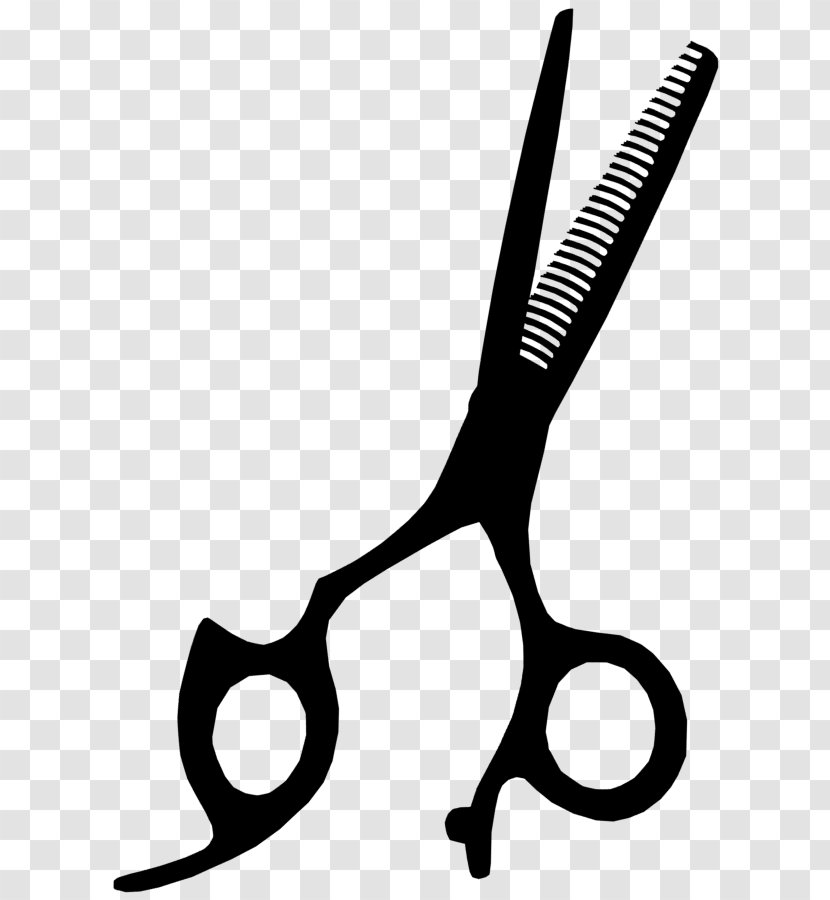 Hair Scissors Clip Art Line - Shear - Accessory Transparent PNG