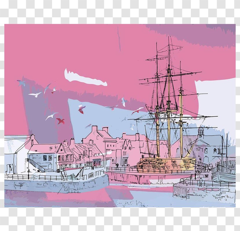 Ship Of The Line Steam Frigate Brigantine York Place Gallery First-rate - Brig Transparent PNG