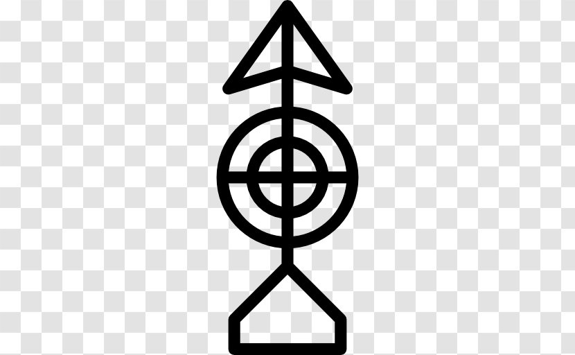 Shooting Target - Black And White - Symbol Transparent PNG