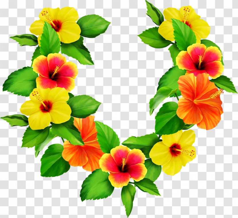 Flower Wreath Leaf Clip Art - Pansy - Flowers Transparent PNG