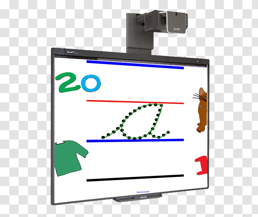 Interactive Whiteboard Interactivity Dry-Erase Boards Blackboard Computer Keyboard - Electronics Accessory - Boarding Transparent PNG
