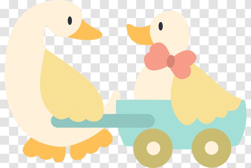 Duck Illustration - Area - Hand-painted Cartoon Transparent PNG
