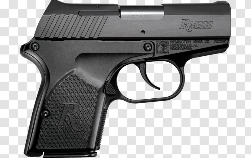 Remington RM380 .380 ACP Arms Firearm Semi-automatic Pistol - Trigger - Handgun Transparent PNG