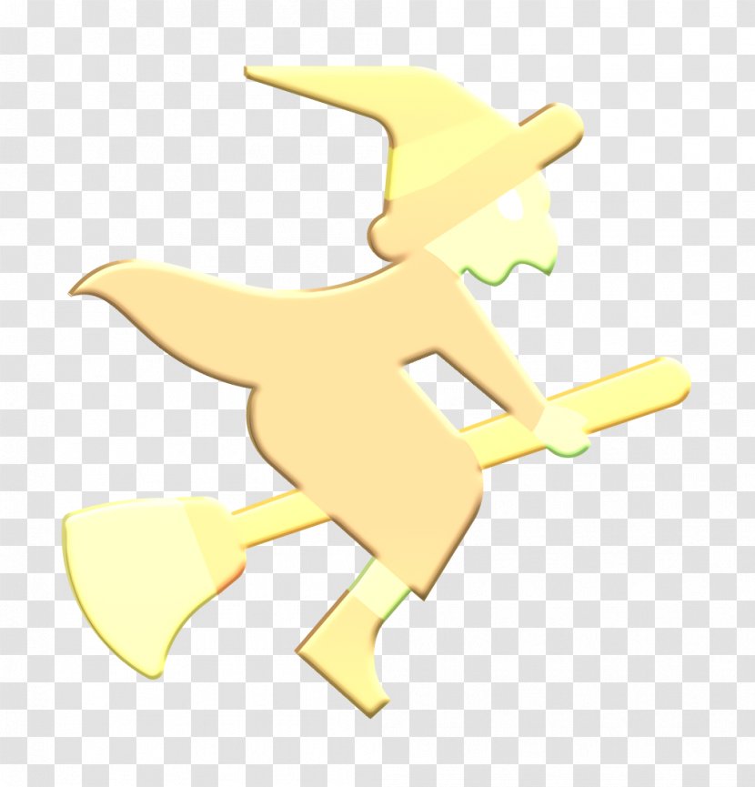 Broom Icon Flying Halloween - Gesture Animation Transparent PNG