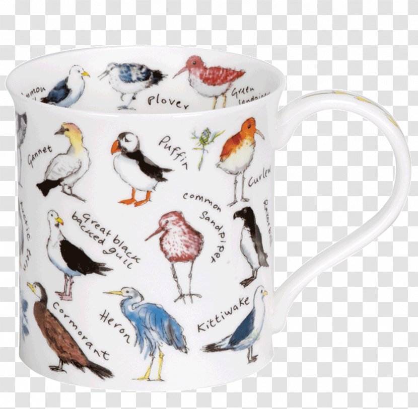 Bird Coffee Cup Mug Owl Dunoon - Seabird Transparent PNG