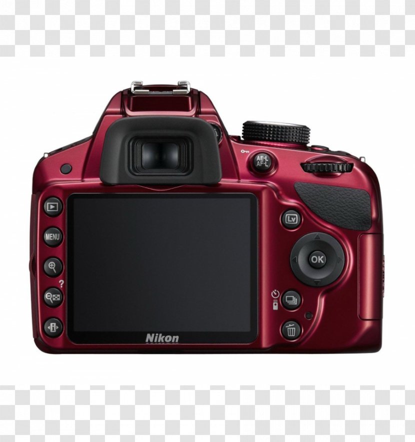 Nikon D3400 D3300 Digital SLR Camera DX Format - Photo Cameras Transparent PNG