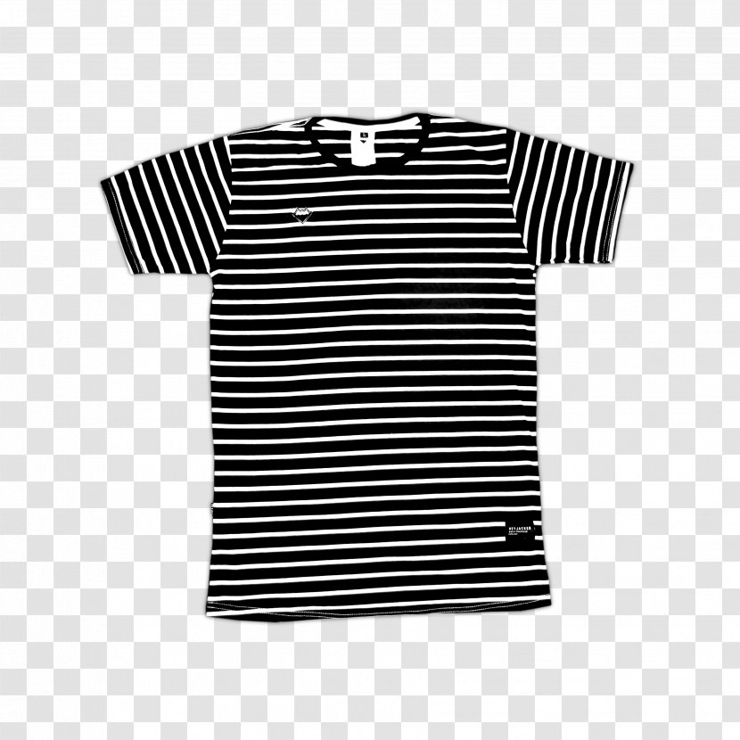 T-shirt Clothing Crew Neck Armor Lux - Fashion - Black And White Stripe Transparent PNG