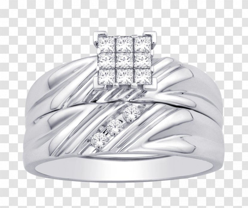 Wedding Ring Silver Gold Platinum - Bride Transparent PNG