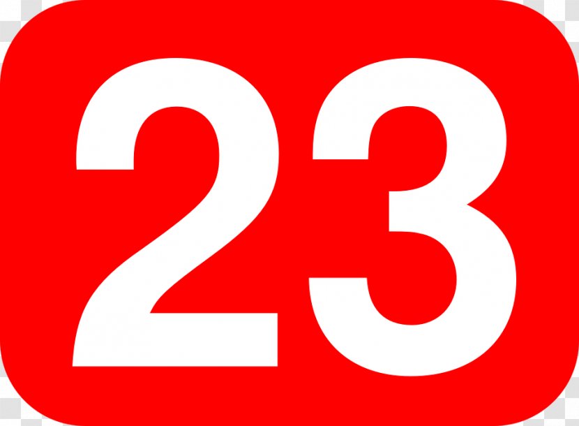 Image Number Clip Art Red 23 Enigma - Numeros Primos Transparent PNG