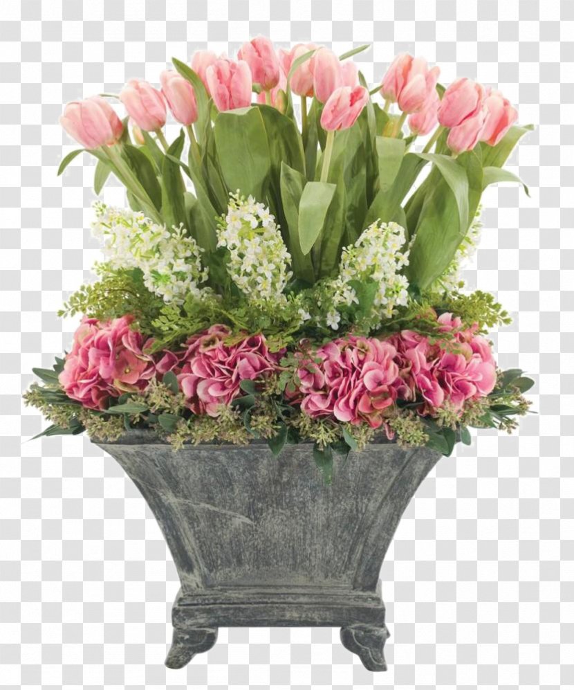 Floral Design Table Flowers Pink Artificial Flower Tulip - Family - Decorative Red Tulips Transparent PNG