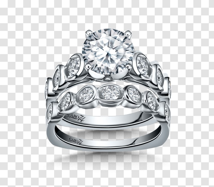 Wedding Ring Jewellery Gold Diamond - Engagement Transparent PNG