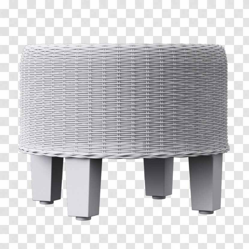 Foot Rests Table Chair Wicker Tuffet - Basket Transparent PNG