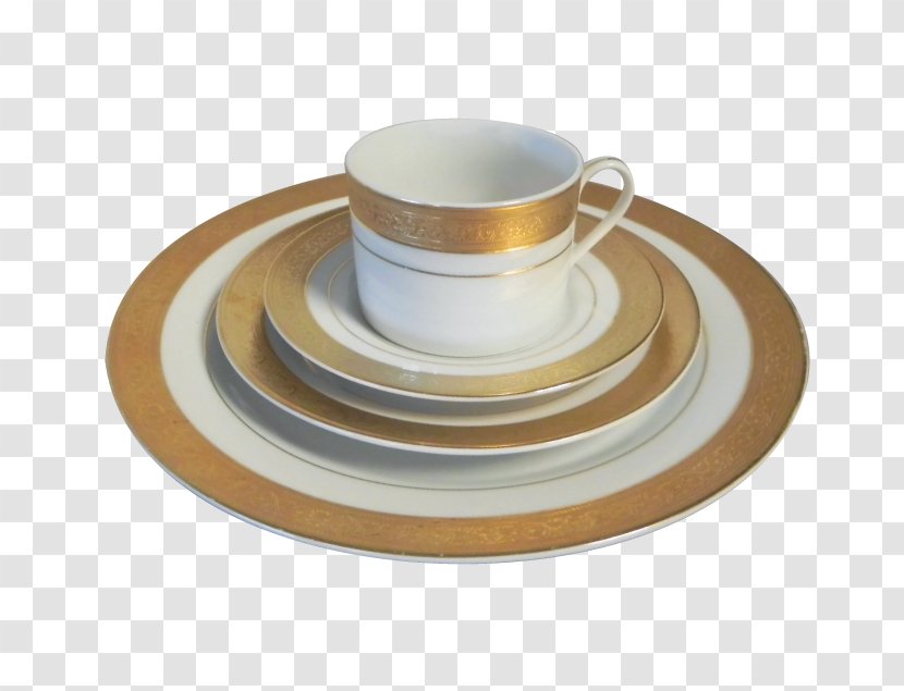 Saucer Plate Coffee Cup Table Porcelain - Tableware Transparent PNG
