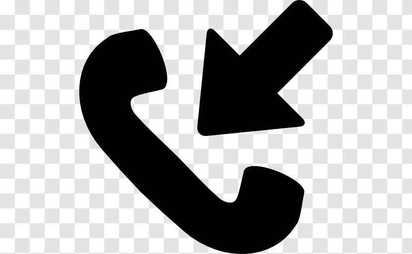 IPhone Telephone Call - Black And White - Iphone Transparent PNG