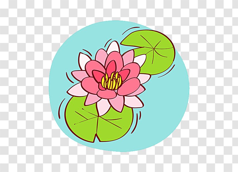 Cartoon Clip Art - Leaf - Hand-painted Lotus Transparent PNG