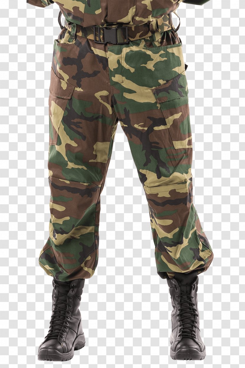 Cargo Pants Battle Dress Uniform U.S. Woodland Camouflage Transparent PNG