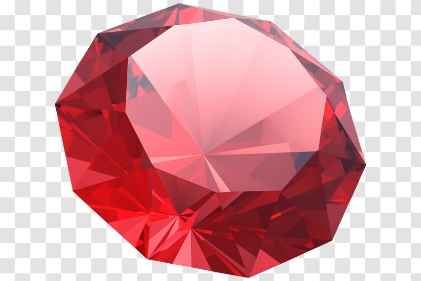 Clip Art Ruby Gemstone Sapphire - Red Diamond - Gem Wars Transparent PNG