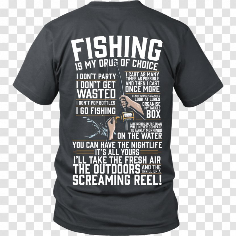 T-shirt Hoodie Clothing Unisex - Sizes - Fishing Poster Transparent PNG