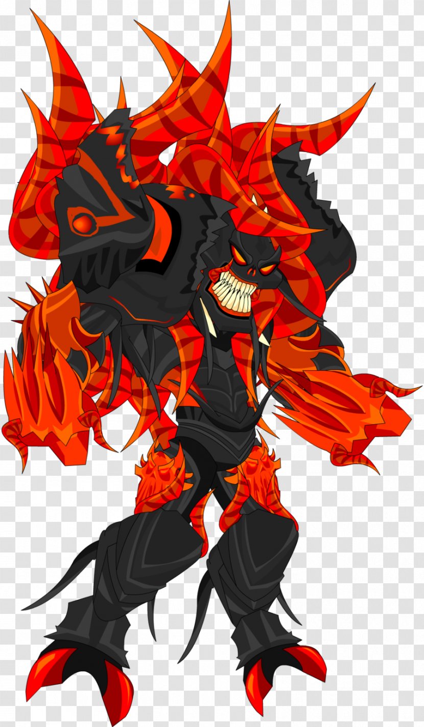 Demon Ifrit AdventureQuest Worlds Fan Art - Adventurequest Transparent PNG