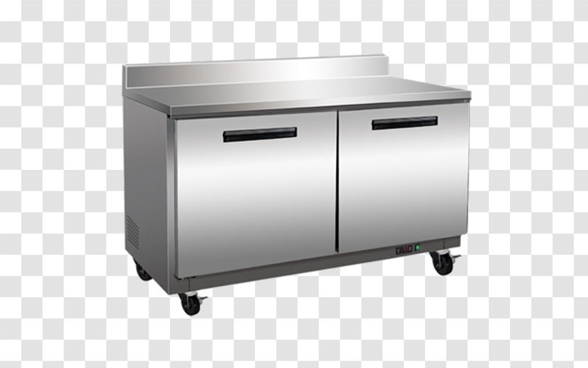 Refrigerator Table Freezers Drawer Refrigeration Transparent PNG
