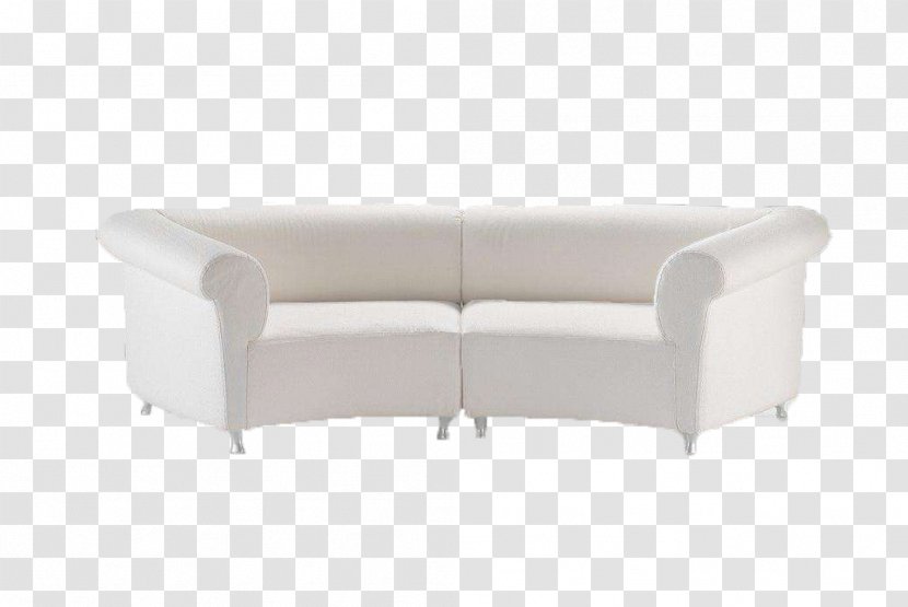 Loveseat Table Sofa Bed Angle - Semicircle Transparent PNG