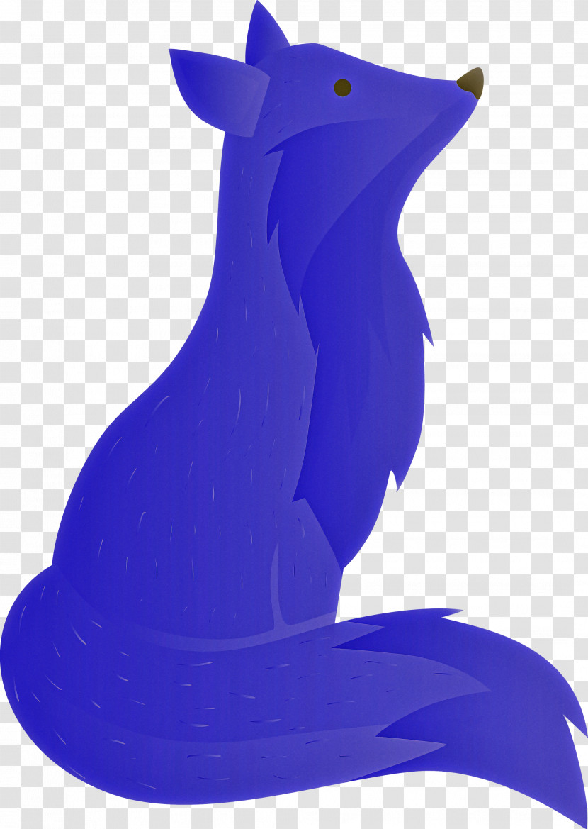 Cobalt Blue Blue Purple Violet Animal Figure Transparent PNG