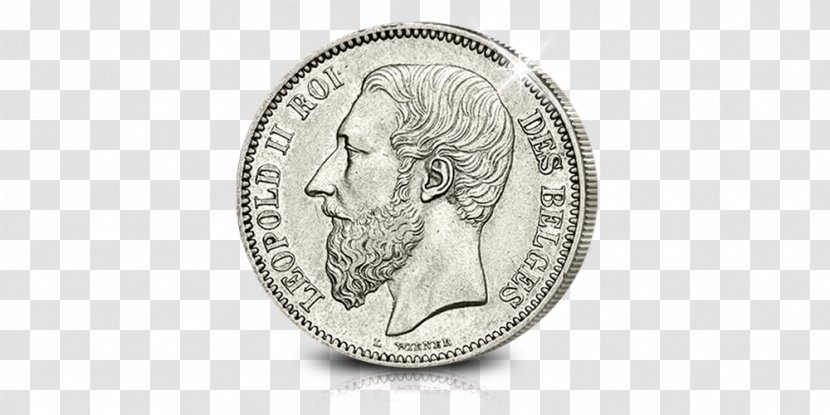 Coin Belgium Latin Monetary Union Pièces De Monnaie En Franc Belge King Of The Belgians - Monarch Transparent PNG