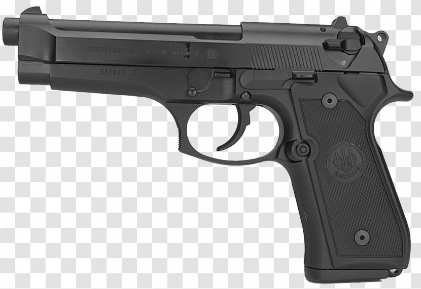 Beretta M9 93R 92 9×19mm Parabellum - Handgun Image Transparent PNG