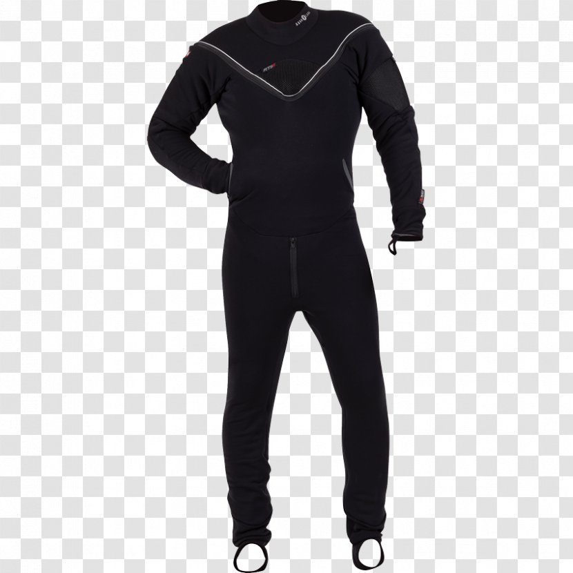 Dry Suit Scuba Diving Set Aqua-Lung Aqua Lung/La Spirotechnique - Black - Standard Dress Transparent PNG
