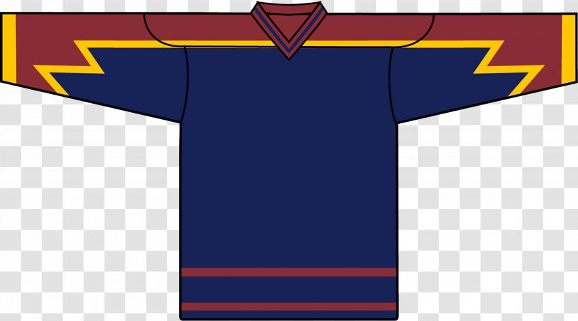 T-shirt Hockey Jersey NHL Uniform Sleeve - Brand Transparent PNG