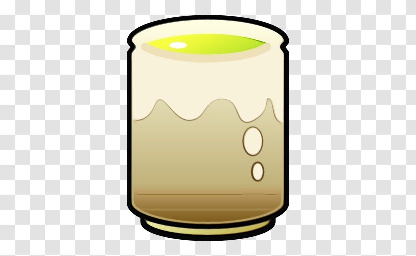 Yellow Background - Cylinder Transparent PNG