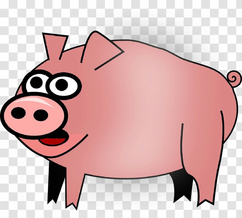 Clip Art Free Content Domestic Pig Roast - Boar Hunting - Farming Transparent PNG