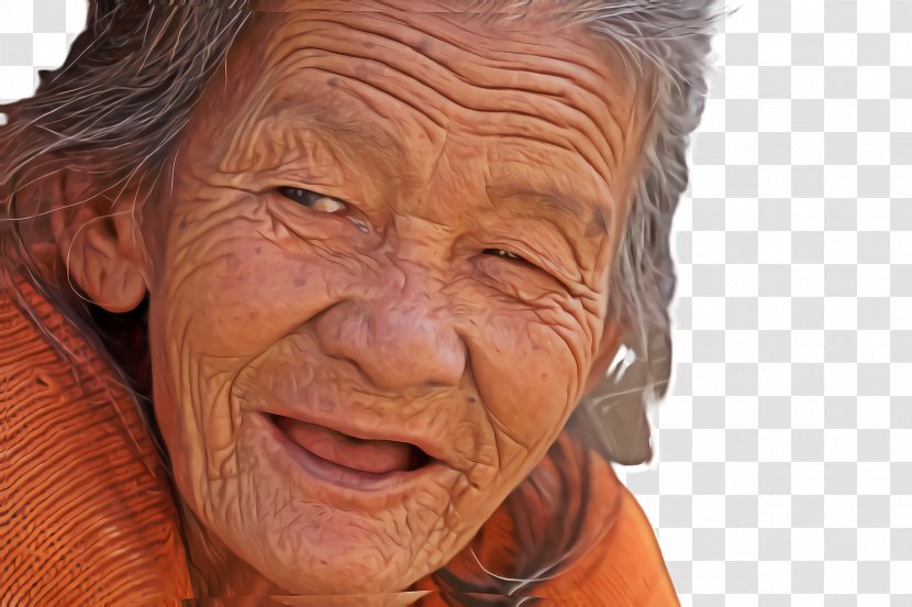 Closeup People - Wrinkle - Mouth Elder Transparent PNG