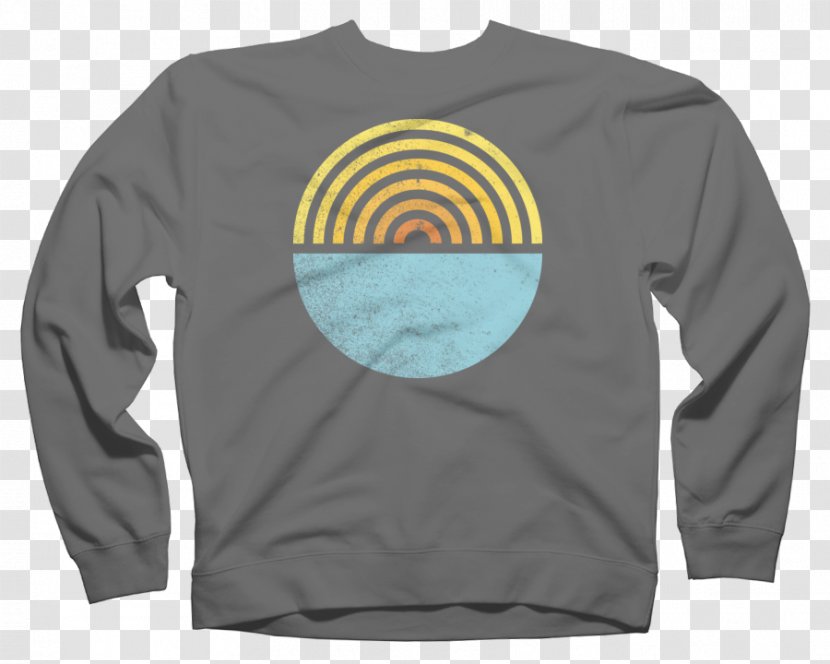 T-shirt Sleeve Hoodie Crew Neck Sweater - Sweatshirt Transparent PNG