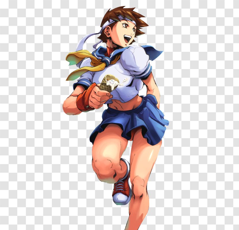 Sakura Kasugano Street Fighter IV Ryu Cosplay Alpha - Silhouette Transparent PNG