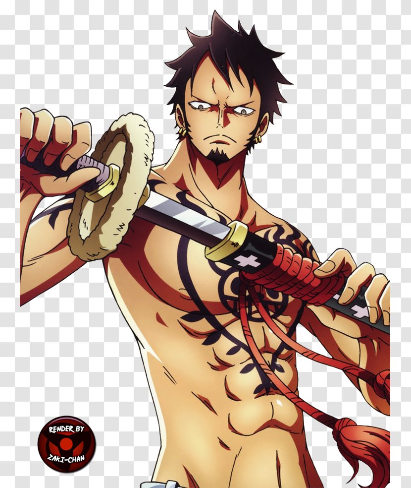 Trafalgar D. Water Law Monkey Luffy Portgas Ace One Piece Roronoa Zoro - Watercolor Transparent PNG