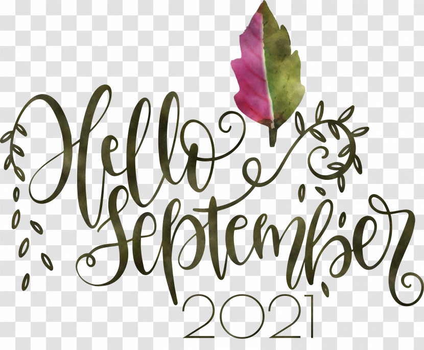 Hello September September Transparent PNG