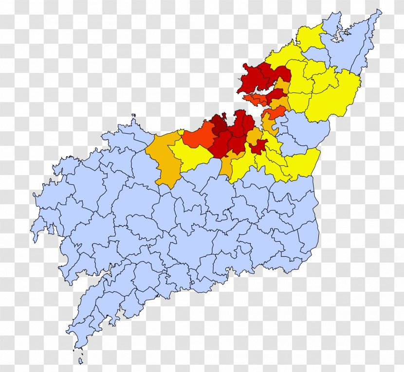 Región Urbana De La Coruña Map Sada - Wikipedia Transparent PNG