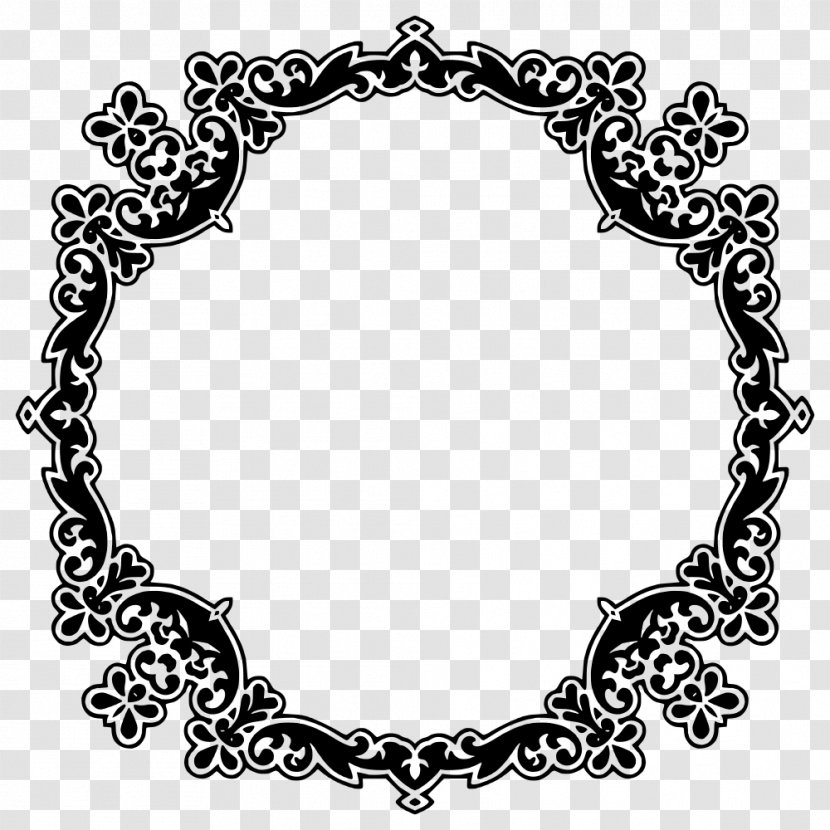 Monochrome Art - Chain - Deco Transparent PNG