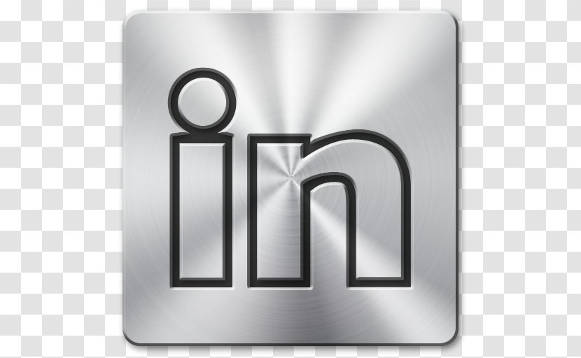 Social Media Networking Service Brushed Metal - Drawing Linkedin Vector Transparent PNG