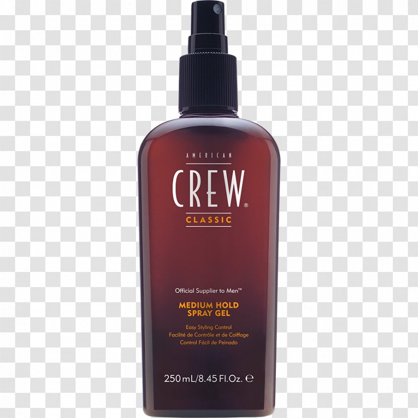 Lotion American Crew GROOMING SPRAY Medium Hold Spray Gel Hair - Daily Moisturizing Shampoo Transparent PNG