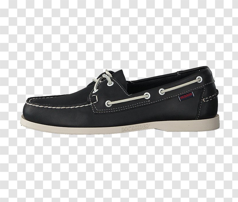 Slip-on Shoe Sebago Boat Leather - Black Shoes Transparent PNG